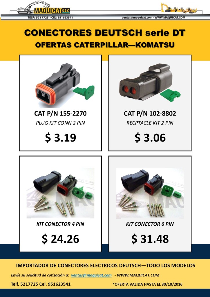 conectores-electricos-deutsch-cat-komatsu